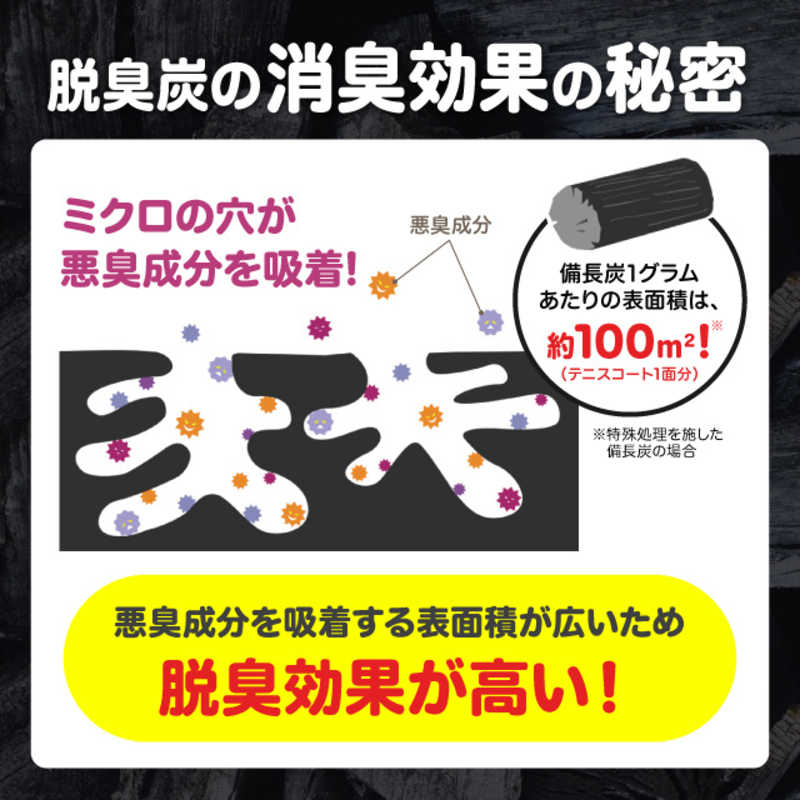 エステー エステー 脱臭炭 冷蔵庫用 脱臭剤 140g  