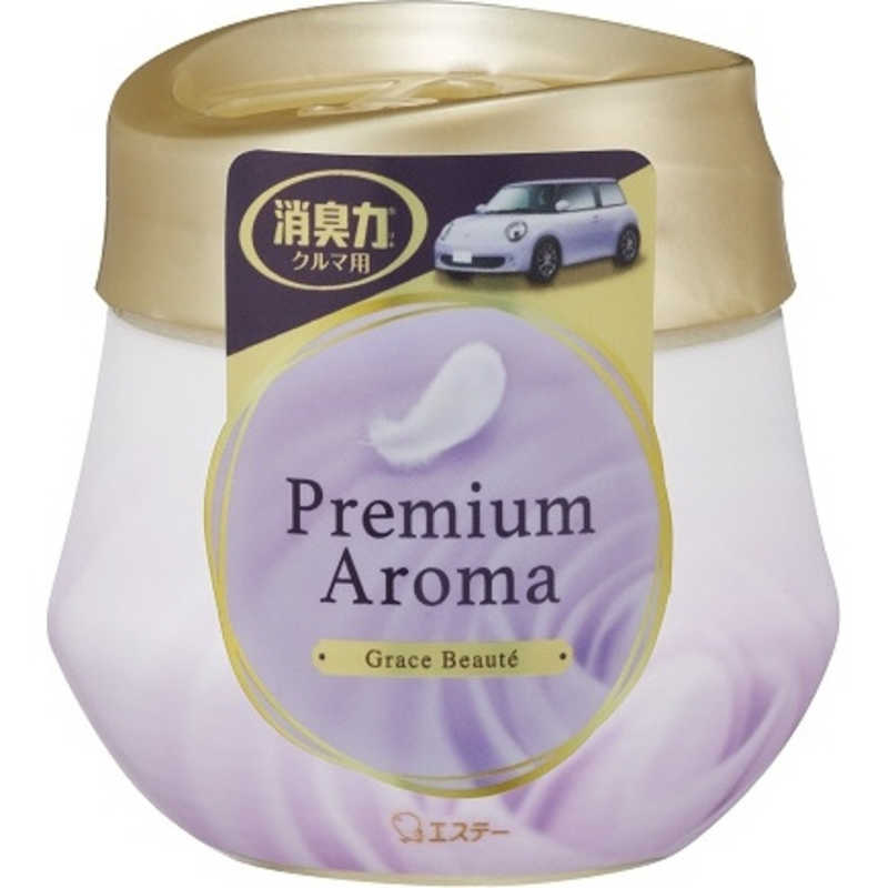 エステー エステー クルマの消臭力 Premium Aroma ゲルタイプ グレイスボーテ 90g  