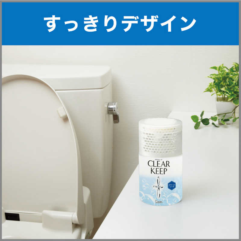 エステー エステー トイレの消臭力 ＣＬＥＡＲ ＫＥＥＰ クリアキープ クエン酸配合 消臭芳香剤 トイレ用 クリーンソープ 400ml  