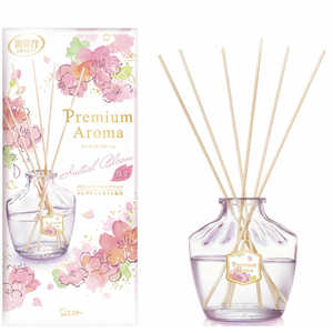エステー お部屋の消臭力 Premium Aroma Stick 本体 イニシャルブルーム 65ml オヘヤリキPASホンIB