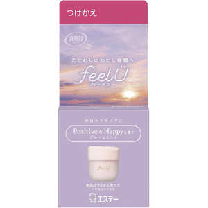 エステー 消臭力 クルマ用 feelU ゲルタイプ つけかえ ブルームミスト 90g リキフイルUカエカエミスト