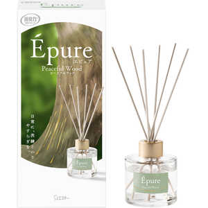 エステー 消臭力 Epure 玄関・リビング用 Stick 本体 ピースフルウッド 75mL EPUREホンタイピースフ
