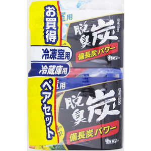 エステー 脱臭炭ペアセット 冷蔵庫+冷凍室 エステー 脱臭炭ペアセット 冷蔵庫+冷凍室