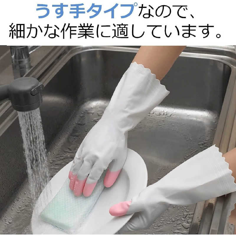 エステー エステー ファミリー ビニールうす手 指先抗ウイルス加工 M グリーン1双  