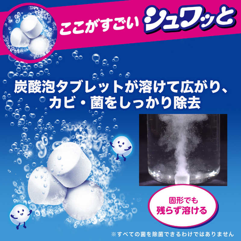 エステー エステー 洗浄力 シュワッと洗たく槽クリーナー 64g ×3回分 ［洗濯槽 除菌 消臭］ ［ドラム式・縦型洗濯機対応 /塩素系］ ［ドラム式・縦型洗濯機対応 /酸素系］  