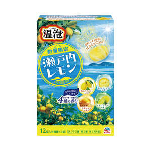 アース製薬 温泡瀬戸内レモン12錠入 アース製薬 温泡瀬戸内レモン12錠入