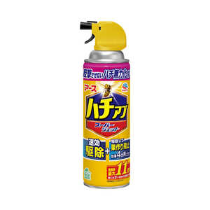 アース製薬 アースハチアブスーパージェット 455ml 〔殺虫剤〕 