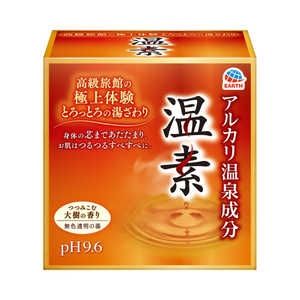 アース製薬 (温素)アルカリ温泉成分 無色透明の湯 30g×15包〔入浴剤〕 アース製薬 (温素)アルカリ温泉成分 無色透明の湯 30g×15包〔入浴剤〕