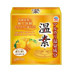 アース製薬 (温素)柚子の香り 30g×15包〔入浴剤〕 