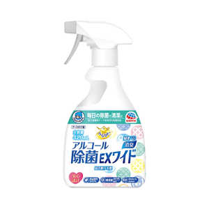 アース製薬 ヘルパータスケ らくハピ アルコール除菌EXワイド 420ml 