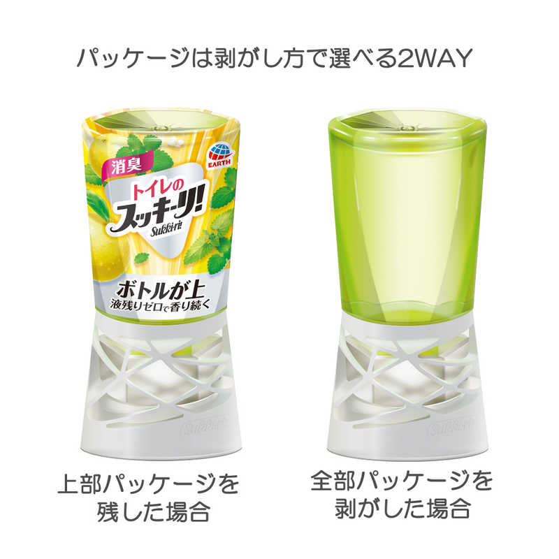 アース製薬 アース製薬 トイレのスッキーリ!Sukki-ri! ミントグレープフルーツの香り 〔消臭剤･芳香剤〕  