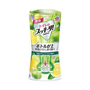 アース製薬 トイレのスッキーリ！Sukki-ri！ プレミアムシトラスの香り(400ml)〔消臭剤・芳香剤〕 