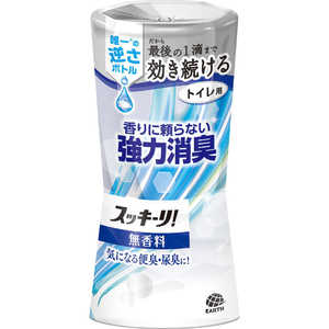 アース製薬 トイレのスッキーリ！Sukki-ri！ 無香料 400ml 〔消臭剤・芳香剤〕 
