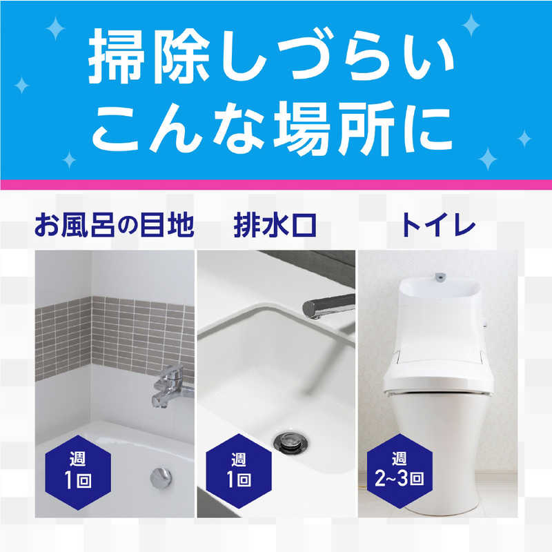 アース製薬 アース製薬 らくハピ 水まわりの防カビスプレー ピンクヌメリ予防 無香性 つめかえ用 (350ml)  