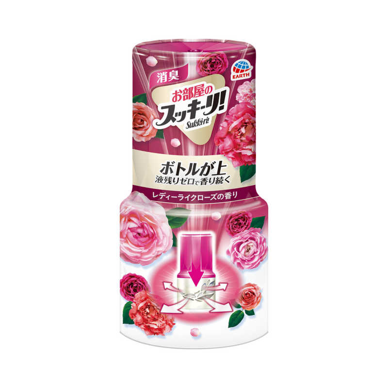 アース製薬 アース製薬 お部屋のスッキーリ！Sukki-ri！ レディーライクローズの香り 400ml〔消臭剤・芳香剤〕  