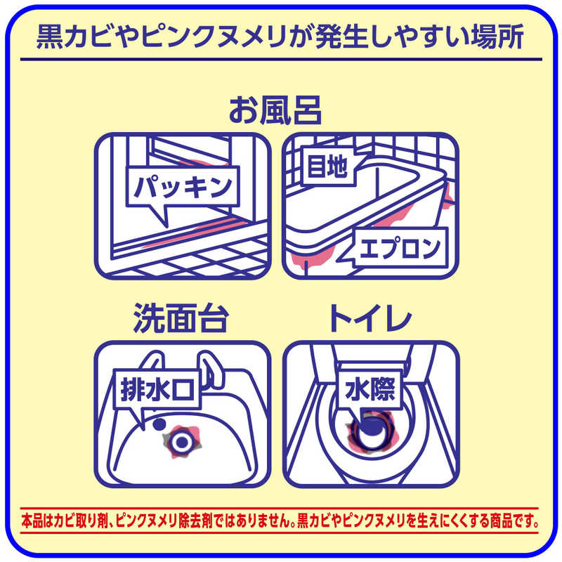 アース製薬 アース製薬 らくハピ 水まわりの防カビスプレー ピンクヌメリ予防 無香性 (400ml) 〔洗濯槽クリーナー〕  