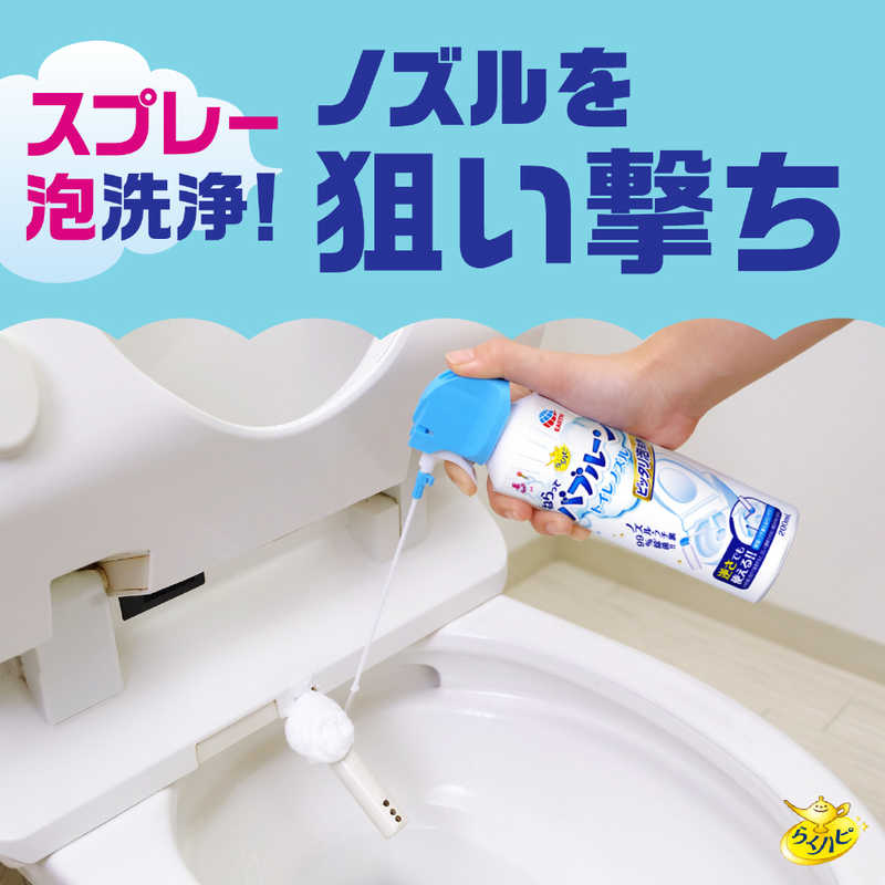 アース製薬 アース製薬 らくハピ ねらってバブルーン トイレノズル 200ml  