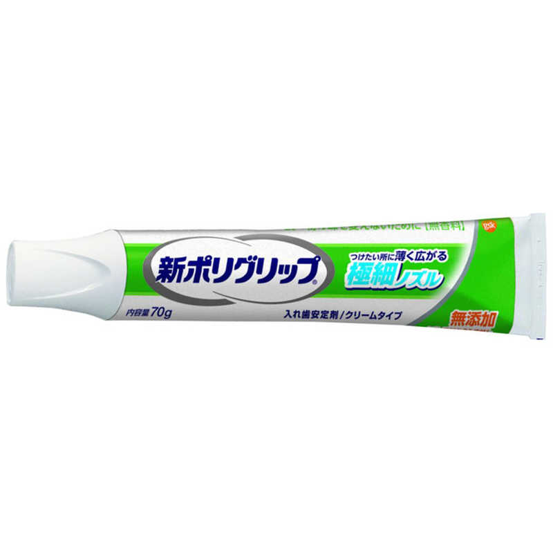 GSK GSK 新ポリグリップ 入れ歯安定剤 極細ノズル 無添加タイプ 40g  