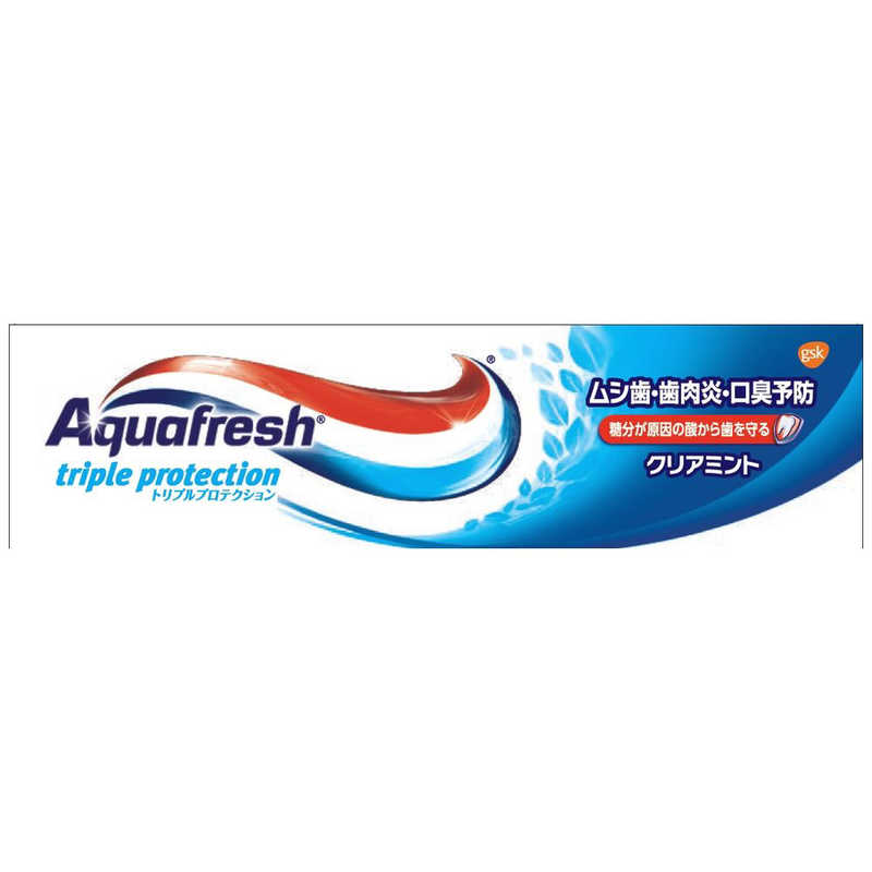 GSK GSK Aquafresh(アクアフレッシュ) クリアミント 35g 〔歯磨き粉〕  