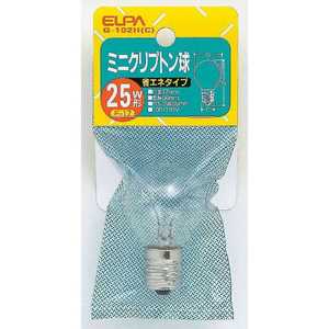 ELPA クリプトン球 25WG-102H(C) ELPA クリプトン球 25WG-102H(C)