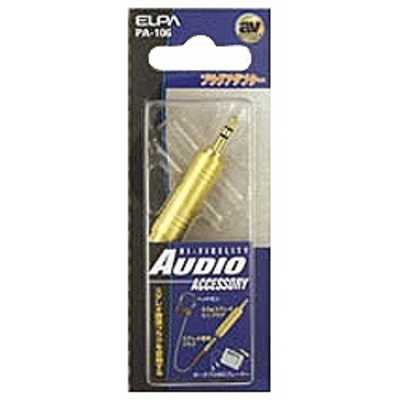 SONY MDR-M1ST + エルパ 変換プラグ PA-106 ELPA ステレオ標準プラグ⇒ステレオミニプラグ変換アダプター PA-106