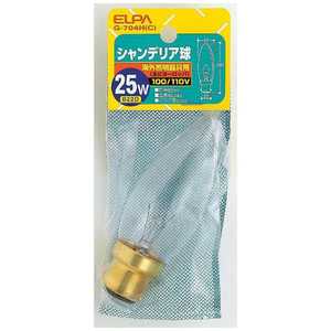  ELPA 電球 クリア[B22d/1個/シャンデリア電球形] C G704HC