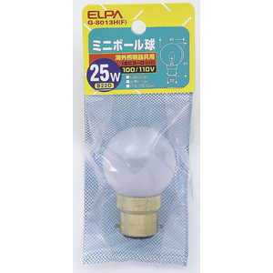  ELPA G-8013H-F 電球 ミニボール球 フロスト [B22d /1個 /ボール電球形] G8013HF