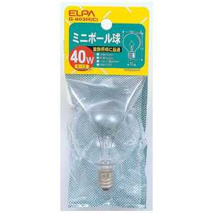 ELPA ミニボｰル 40W-E12 G-803H-C