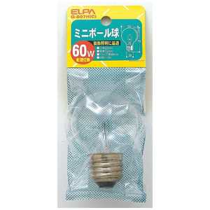 ELPA ミニボール 60WG-807H(C) G-807H-C ELPA ミニボール 60WG-807H(C) G-807H-C