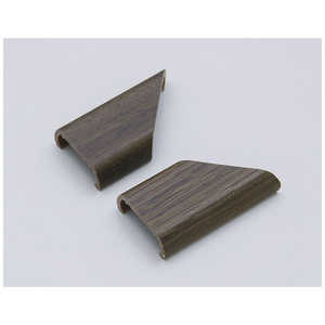 ELPA 木目モール用マガリ 2号[コーナー用 2個入] MM-2H(DW)