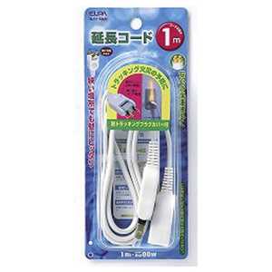 ELPA 延長コード(コード長1m) W-1511NB(W) ELPA 延長コード(コード長1m) W-1511NB(W)