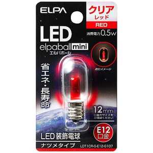 ELPA LEDŵ LEDѥܡmini å [E12/ֿ/ʥĥ] LDT1CR-G-E12-G107