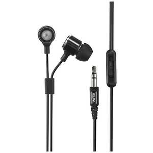 ELPA イヤホン カナル型 ブラック [φ3.5mm ミニプラグ] RD-MV03