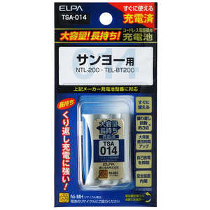 朝日電器 ELPA 大容量長持ち充電池 TSA014 朝日電器 ELPA 大容量長持ち充電池 TSA014