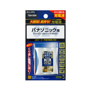 ELPA 大容量長持ち充電池 TSA-024 ELPA 大容量長持ち充電池 TSA-024