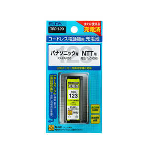 ELPA 電話機用充電池 TSC-123 ELPA 電話機用充電池 TSC-123