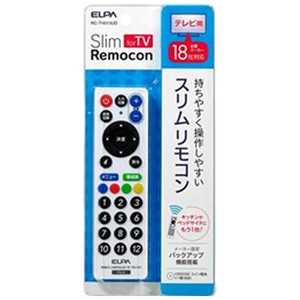 ELPA スリムリモコン RC‐TV013UD ELPA スリムリモコン RC‐TV013UD