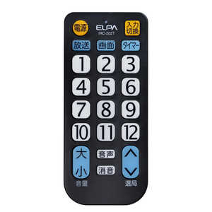 ELPA テレビリモコン IRC202TBK