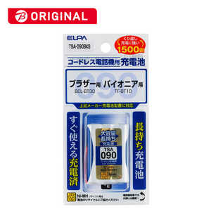 ELPA コードレス子機用充電池(大容量タイプ) TSA090BKS