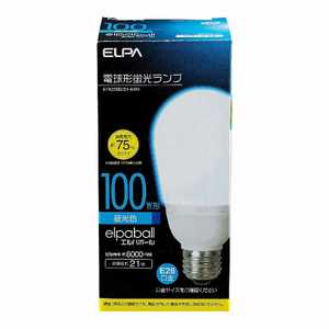 ELPA 電球形蛍光灯 A形 100W形 EFA25ED/21-A101 ELPA 電球形蛍光灯 A形 100W形 EFA25ED/21-A101