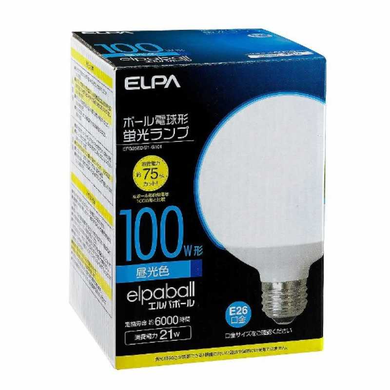 ELPA ELPA 電球形蛍光灯 G形 100W形 EFG25ED/21-G101 EFG25ED/21-G101