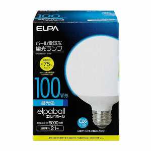 ELPA 電球形蛍光灯 G形 100W形 EFG25ED/21-G101 ELPA 電球形蛍光灯 G形 100W形 EFG25ED/21-G101