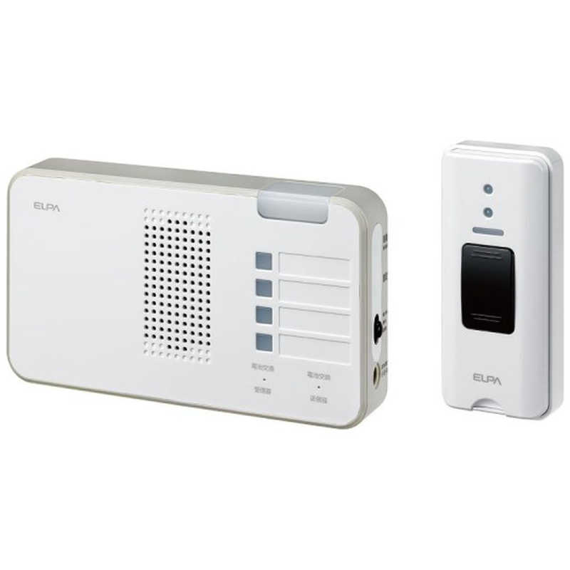 ELPA ELPA [ワイヤレスチャイム]ランプ付受信機+押ボタン送信機セット EWS-S5230 (ホワイト) EWS-S5230 (ホワイト)