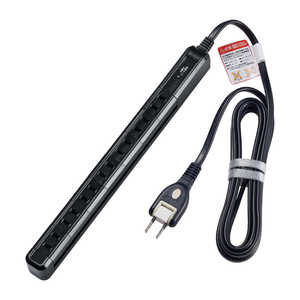 ELPA タイライ7P2Mスリム回転タップ WBS-SL702SB(BK) ELPA タイライ7P2Mスリム回転タップ WBS-SL702SB(BK)