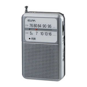 ELPA 電池長持ちラジオ ［ワイドFM対応 /AM/FM］ ER-P80F
