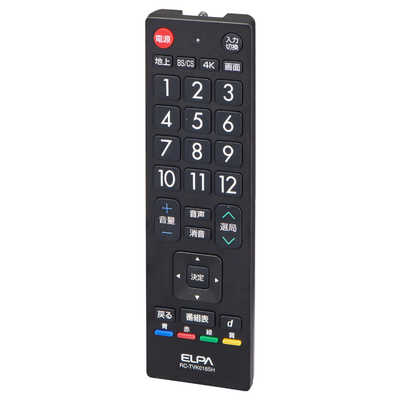 ELPA シャープ用 抗菌テレビリモコン RC-TVK018SH の通販 - カテゴリ
