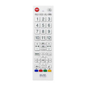 ELPA テレビリモコン RC-TV102WH ELPA テレビリモコン RC-TV102WH
