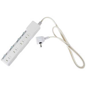 朝日電器 ELPA コード付タップ 耐雷SW付タップ 4個口1M WLK41SW 朝日電器 ELPA コード付タップ 耐雷SW付タップ 4個口1M WLK41SW