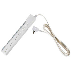 朝日電器 ELPA コード付タップ 耐雷SW付タップ(ブレーカー)6個口2M WLK62BW 朝日電器 ELPA コード付タップ 耐雷SW付タップ(ブレーカー)6個口2M WLK62BW