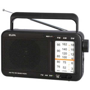 朝日電器 ELPA 短波ポータブルラジオ ERH200T